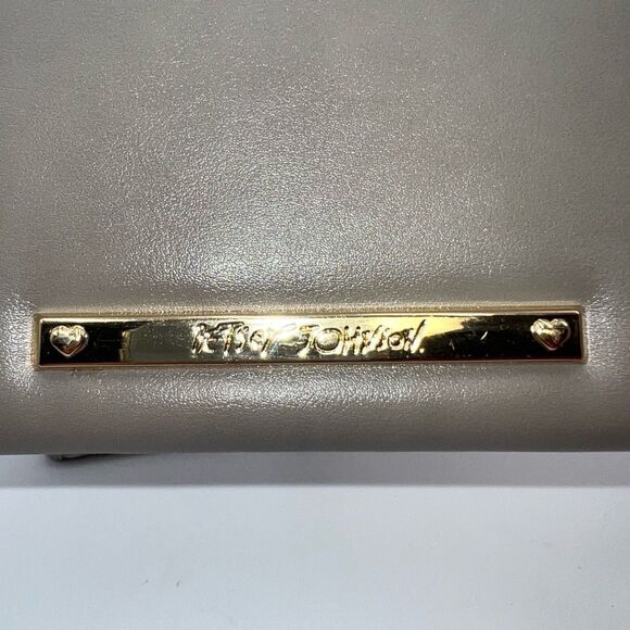 Betsey Johnson Faux Leather Bow Front Long Wallet - Picture 3 of 12